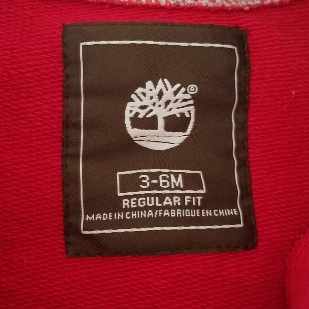 Timberland Zip Up Sweater 3-6m